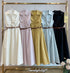 Collar Ruched Design Dress with Belt